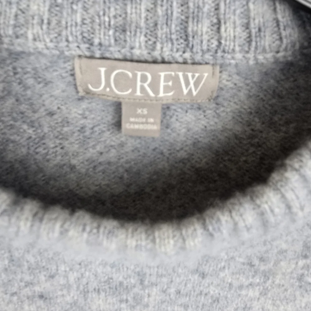 J.CREW 100% Lambswool Long Sleeve Sweater Sz XS
